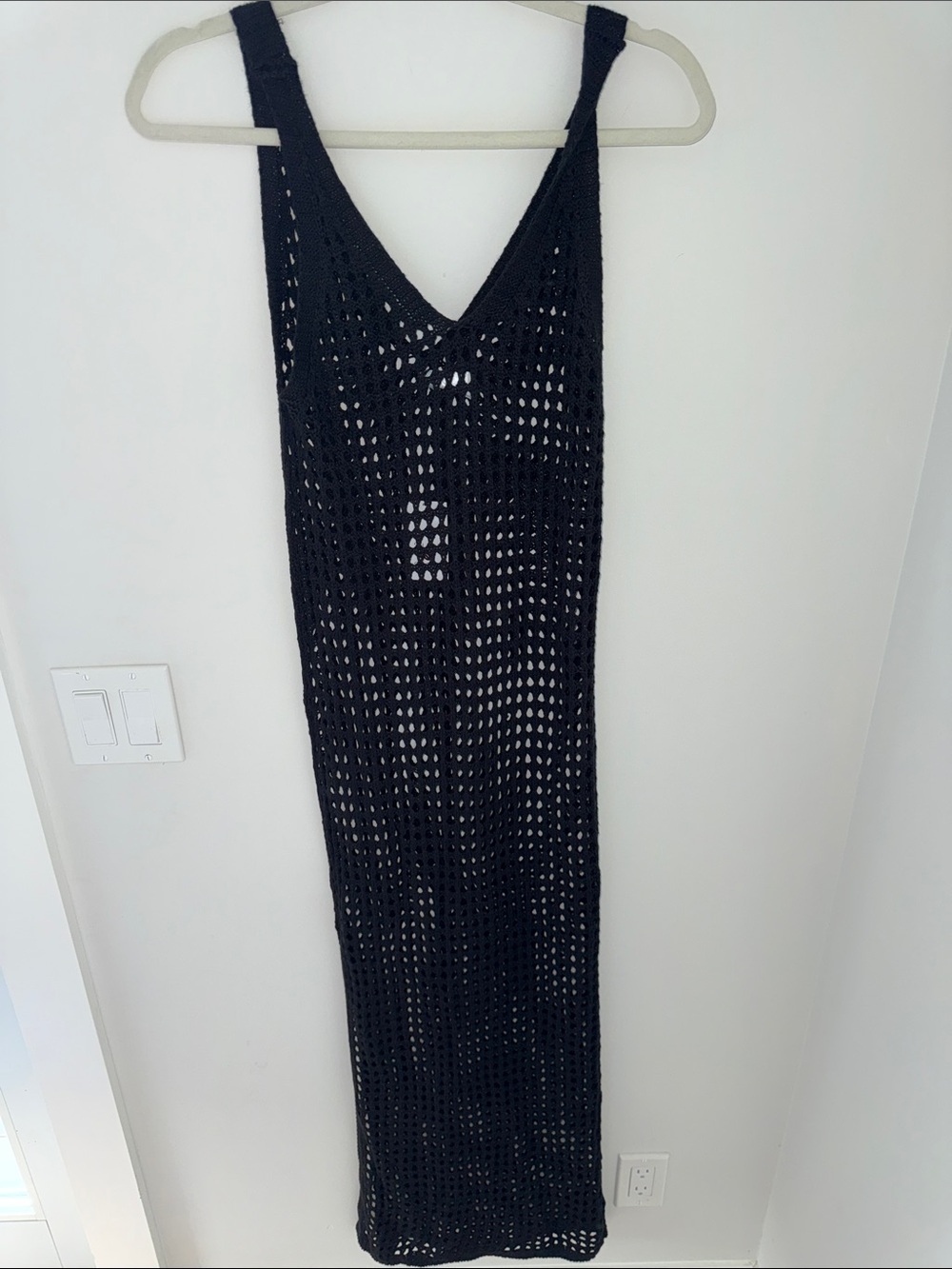 Target Black Crochet Maxi Swim Coverup